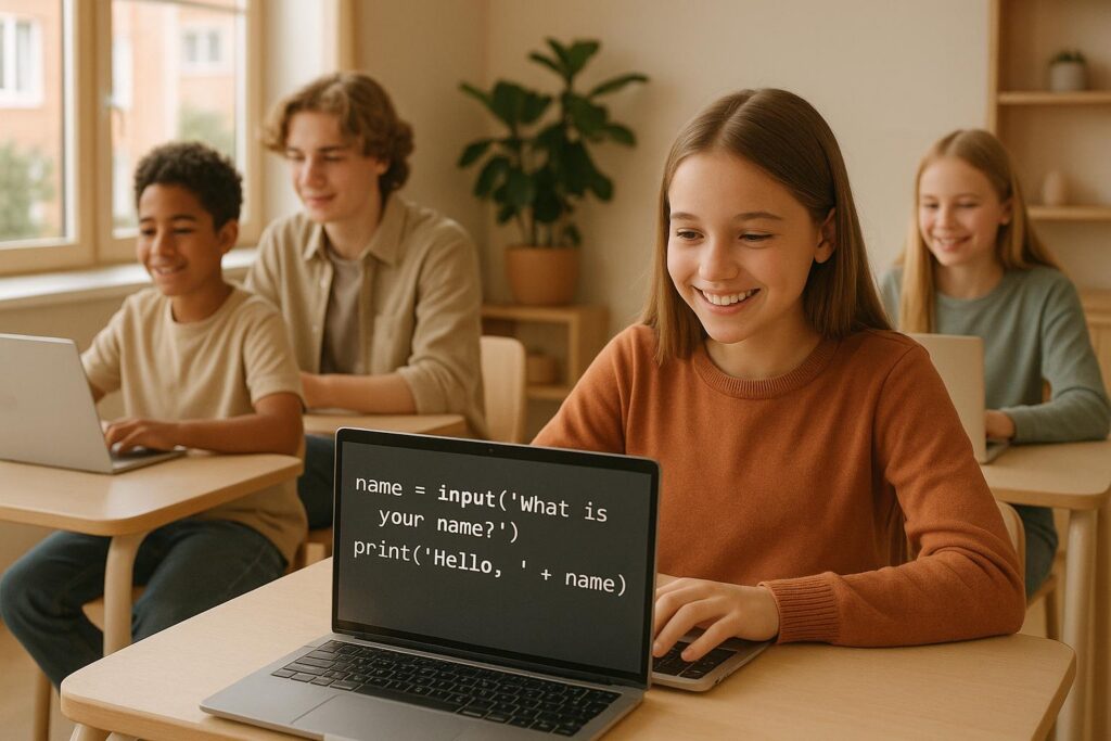 Python pour les jeunes : comprendre input() et print()